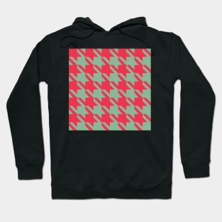 Orchard Houndstooth - Red and Green Hoodie